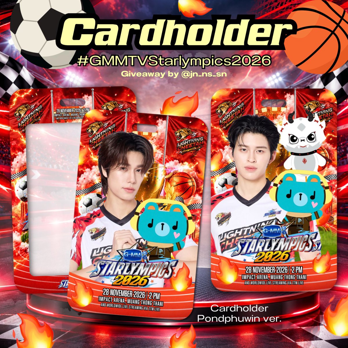 JN_NS_SN's tweet photo. Giveaway มาแย้ววว
ฝากกดรี+กดใจหน่อยนะค้าบ˚☆ 

#GMMTVStarlympics2026 https://t.co/l6u1Lf36Po