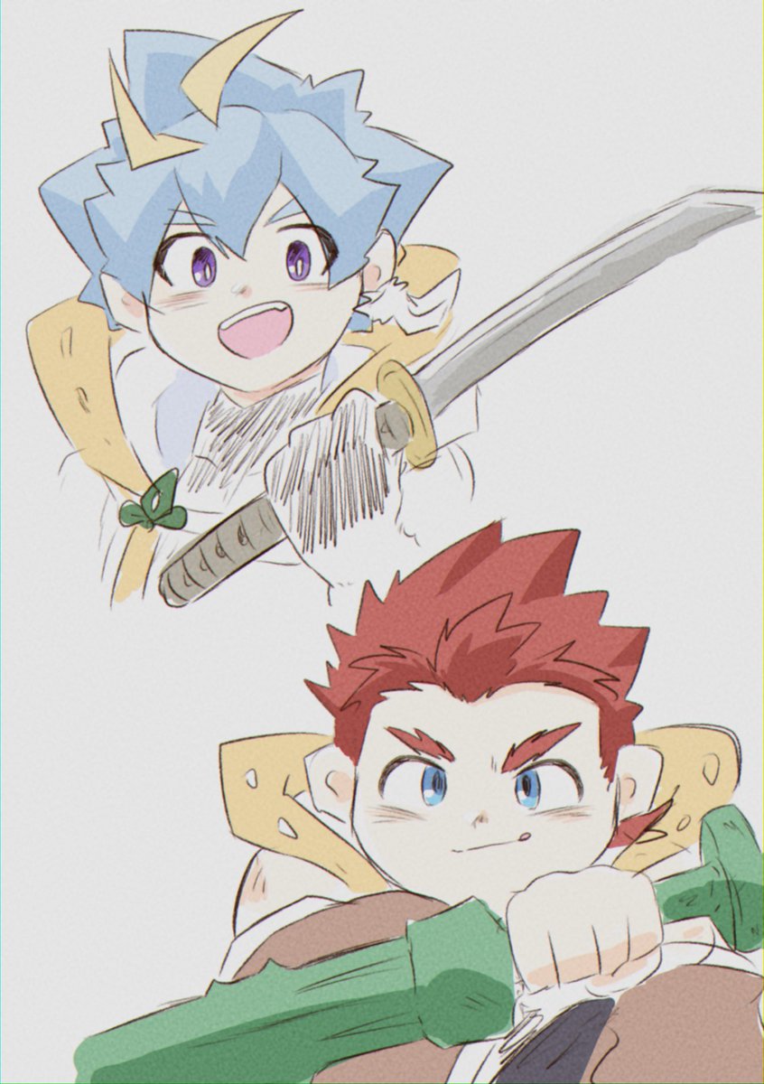Yamamorikamo's tweet photo. チヌかわラクガキ
⚠️髪色と武器チェンジ🔁 https://t.co/k4ID5TNxhJ