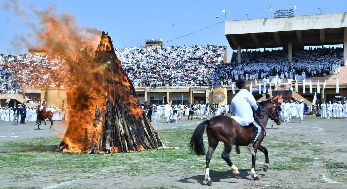 hawelti's tweet photo. #Eritrea - Hoye Hoye: Ritual, Renewal, and the Art of Togetherness; by Milkla Teklom

*"... Eritrea’s diversified and multi-cultural calendar is stitched with rituals that deeply bind the communities to history, the Christian and Islamic faiths, and the land".

*"...Among these, kudus Yohannes and Meskel - the latter will be celebrated tomorrow -  for the Christian communities, stand out as moments when time itself seems to fold: ancient liturgy meets village life, and the ordinary becomes ceremonial. Known locally through the practice of Hoye Hoye, this season of observance is not a singular event but a cycle of three linked celebrations that weave together Old Testament memory, Christian transition, and the discovery of the Cross. In Eritrean towns and highland villages, these festivities act both as a spiritual hinge and a communal festival—a time when men and women assume distinct but complementary roles in preparing for collective renewal.

https://t.co/I7WjR37rpQ