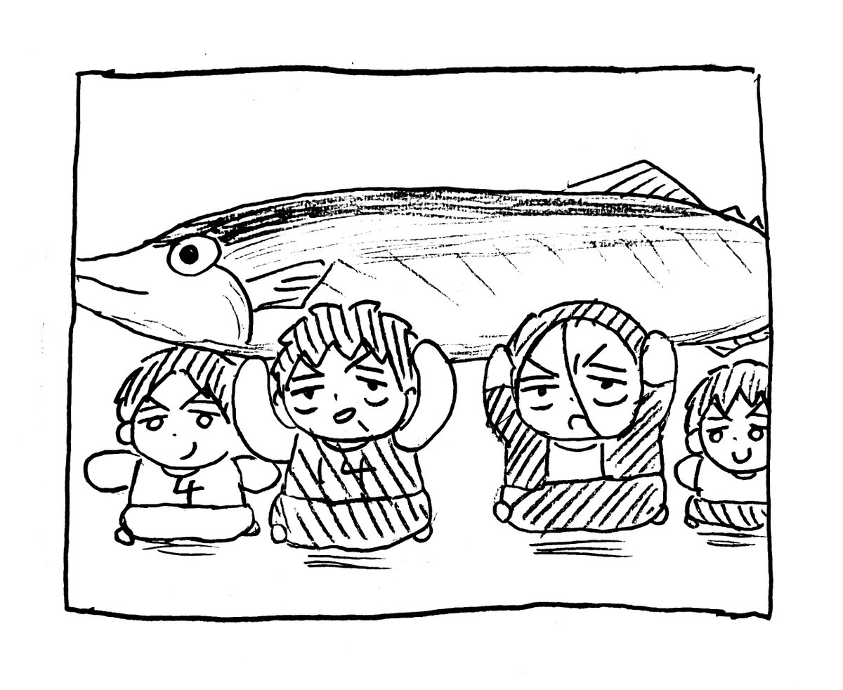 komedawara_0124's tweet photo. み！🐟😆😠😏😊💨💨 https://t.co/gvAJ2zeOzz