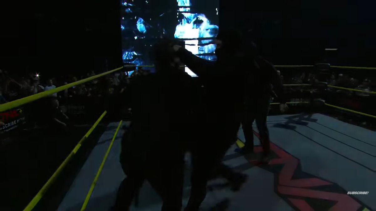 OneFallGamingFB's tweet photo. So I was just rewatching the Syx video from Impact, anyone notice there’s images in the static on the screens?! 🤔⭕️ #TNAImpact #Syx #JosephSawyer #SamuelShaw https://t.co/w3tyO6fukY