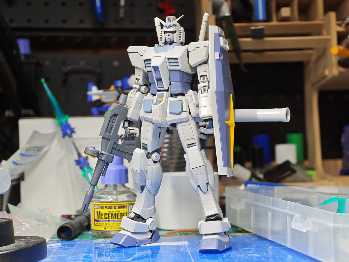 TakuminnH's tweet photo. Mgも作っちゃう(減らない
普通に胸部装甲真っ二つにしたので作り込む時の自分に謝罪しておこう https://t.co/9jD4Sxb3BH