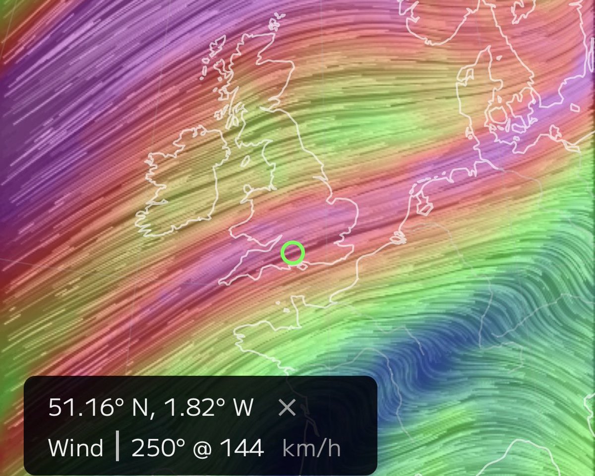ASobester's tweet photo. Stiff jet stream stretching out the high altitude clouds above the South of England this afternoon… https://t.co/BSfzq2lLAq