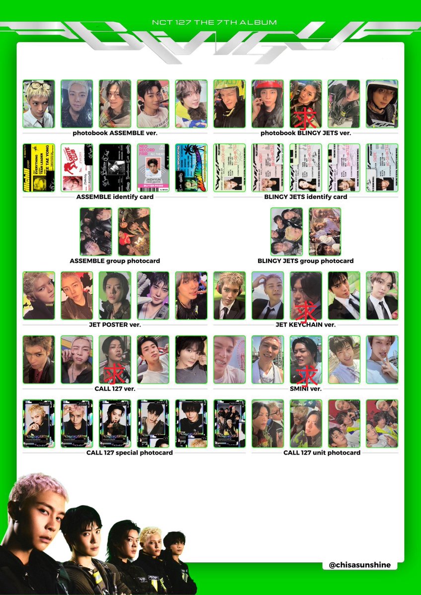 nct_e127d's tweet photo. NCT127 BLINGY 交換

JET Poster•タワーレコード•SMINIトレカ
【譲】ジャニ／テヨン／ヘチャン
【求】悠太 ユウタ

ベルーナドームまたは郵送にて交換可能な方
他の交換となるべくまとめて交換して頂ける方は優先させて頂きます(別ポストもあり)

イリチル タワレコ スミニ REDLINE https://t.co/cmNAeHOb24
