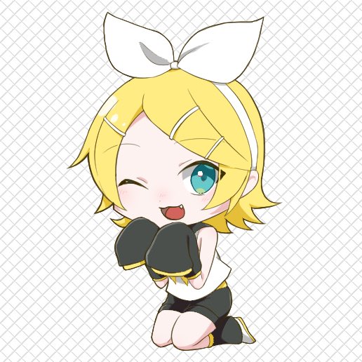 konsuup's tweet photo. #鏡音リン　#ミニキャラ https://t.co/gNTgG5K9ut