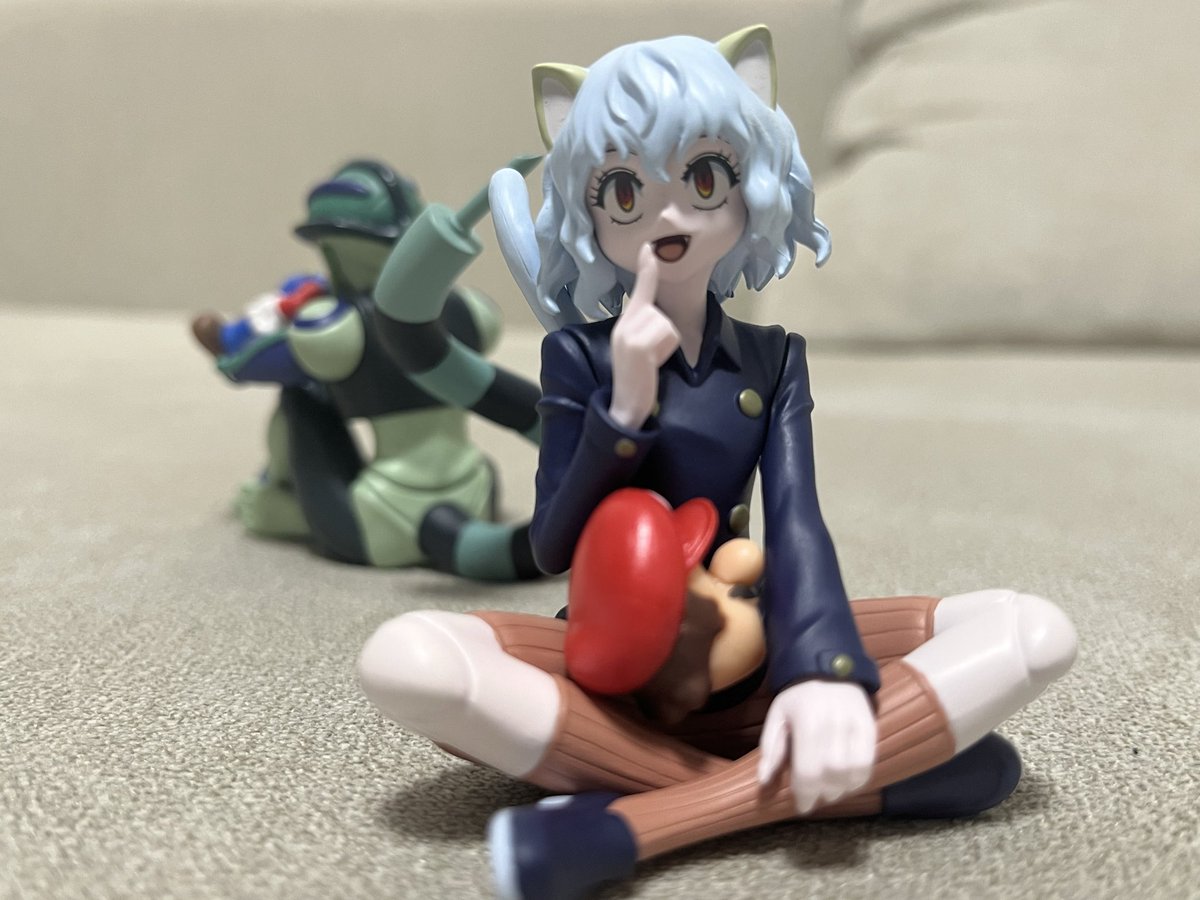 luigi_0929's tweet photo. ピトーとメルエムガチャ回してきた
フィギュアの頭があると僕ちょっと強いかもごっこができる( https://t.co/oindtArsbu