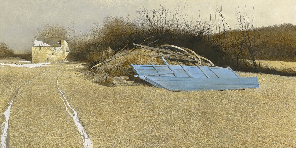 FedeItaliano76's tweet photo. The haunted landscapes of Andrew Wyeth (1917–2009) https://t.co/Of0WuR7zWq