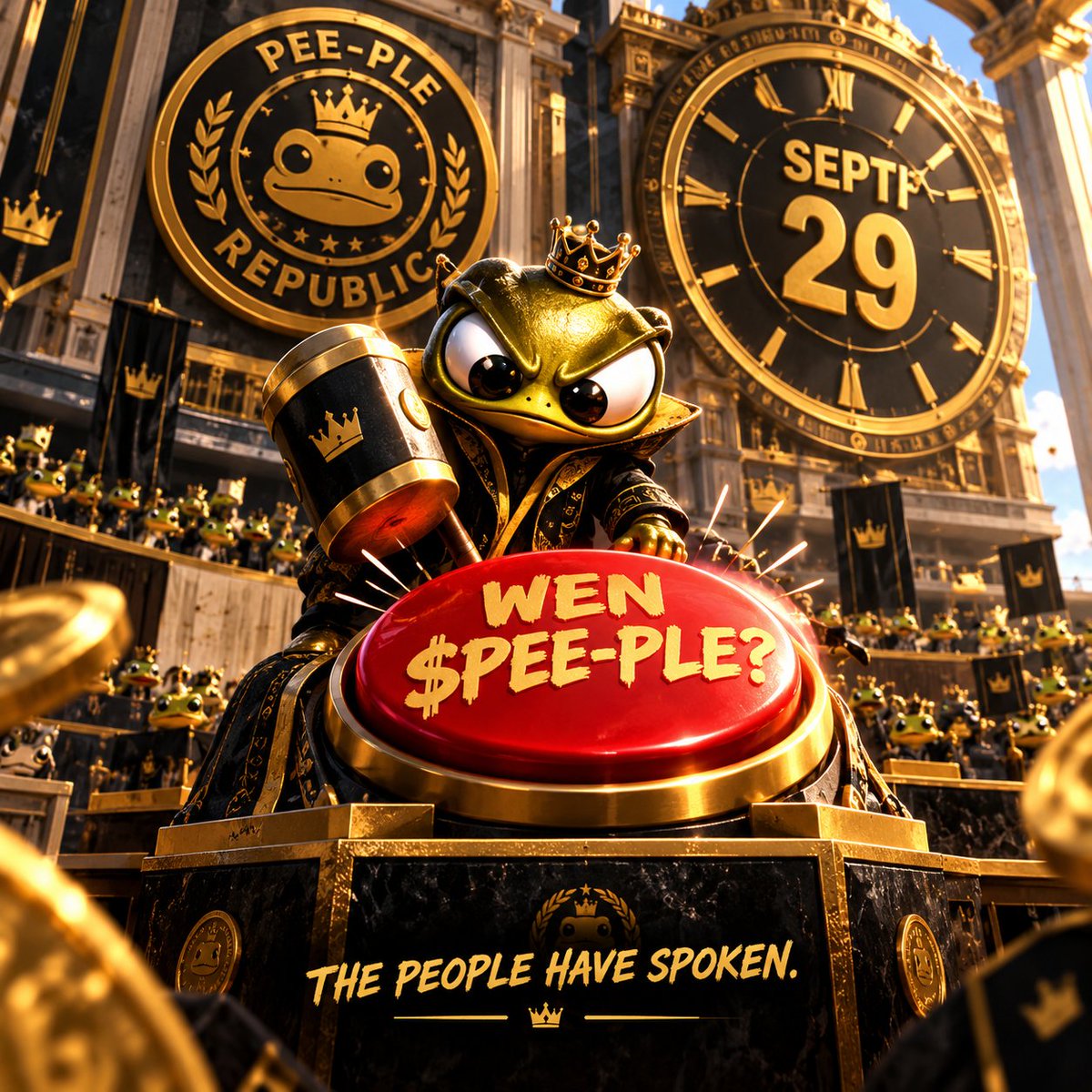 Omodeleiya's tweet photo. The people have spoken. 🗿👑
WEN $PEE-PLE? 👀

#PeePleRepublic $PEE-PLE
@thesoldemocracy https://t.co/F3XlNXM8jJ