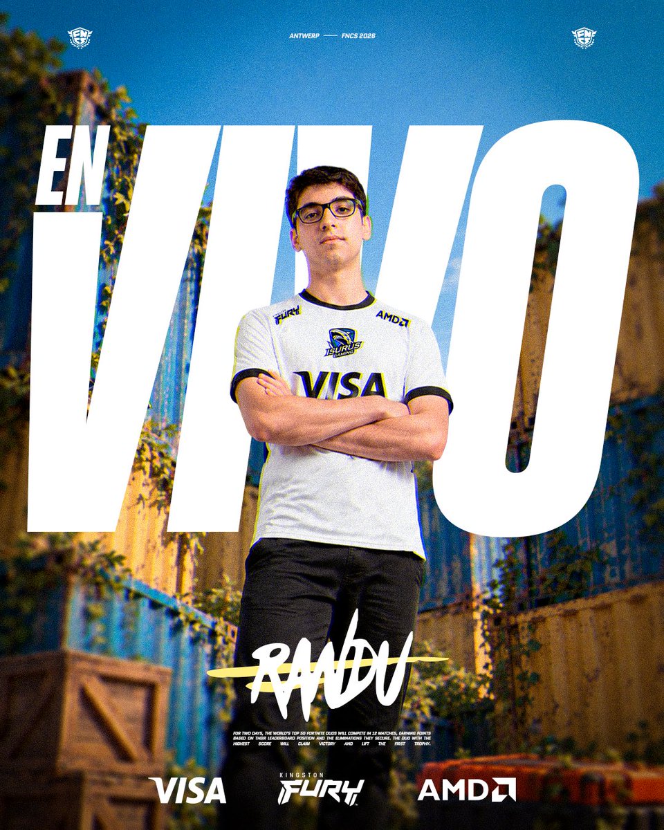 teamisurus's tweet photo. COMIENZA EL MUNDIAL DE FORTNITE 🇧🇪
ARRANCA EL SUEÑO, VAMOS EN BÚSQUEDA DE HACER HISTORIA PARA LA REGIÓN.
VAMOS NOSOTROS CARAJO 🙏
#GoISG 🦈 #BeTheShark https://t.co/ezw8hsuGQT