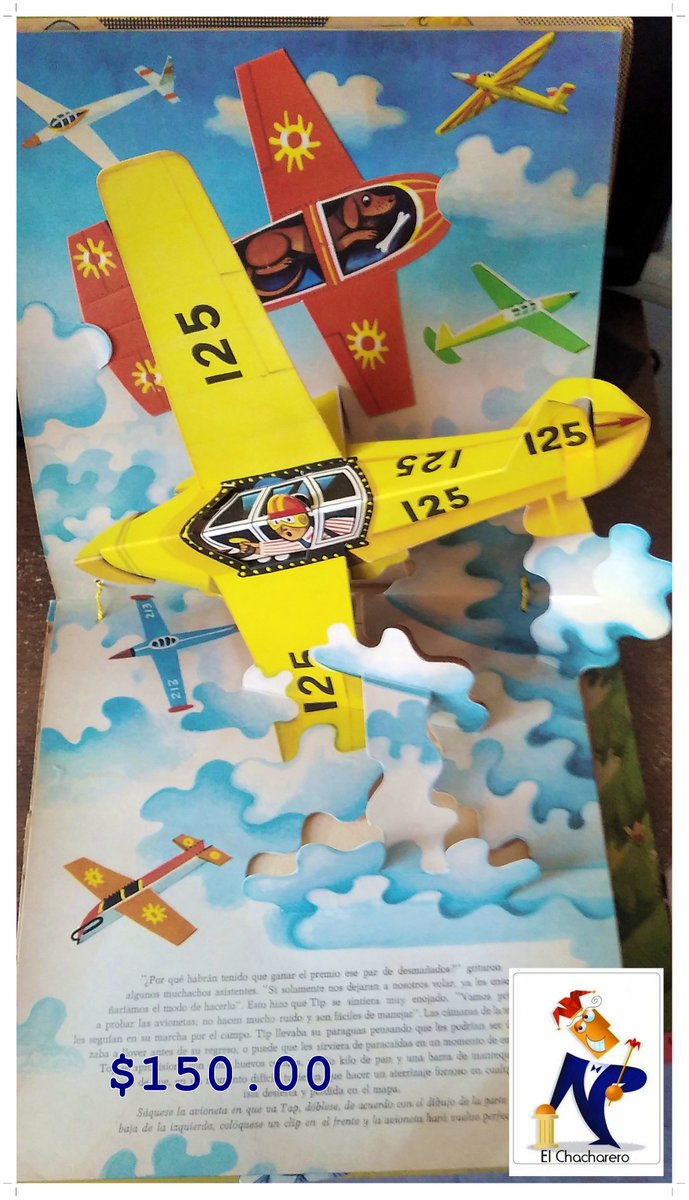 elchacharero's tweet photo. Libro Infantil en Tercera Dimensión Con Movimiento, 1965 Muy Coleccionable Y Raro, $150.00 Pachuca. https://t.co/Jy7q9HVW8e