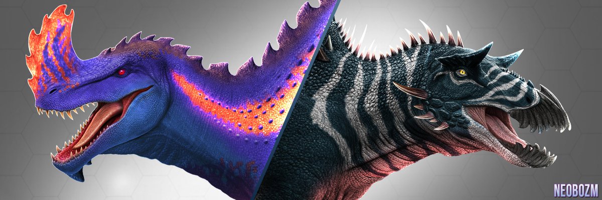 HybridJw's tweet photo. 2 Hadrosaur Hybrids🫢😊#dinosaur #art #JurassicWorldAlive #JurassicWorld #fanart https://t.co/hTleQ9ZpP6