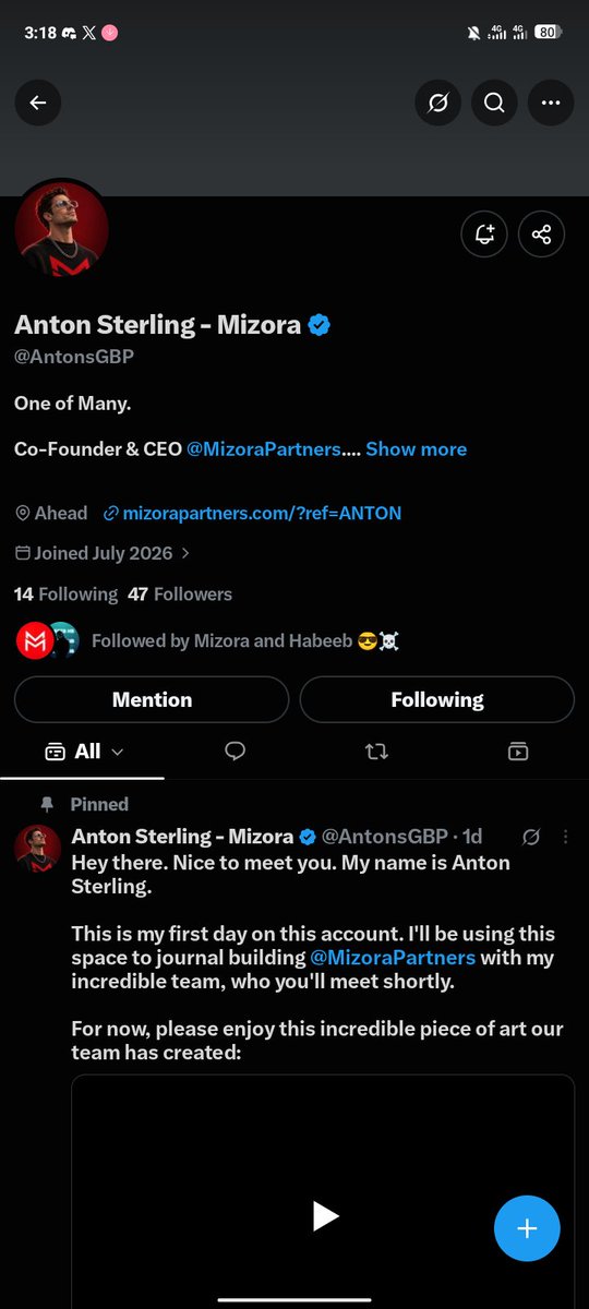 BoyfStevenzvr's tweet photo. @HabibAhmard @MizoraPartners @AntonsGBP Done all tasks @Just_AlbertFx @ForexKing04 @RoyGoldtrader https://t.co/S5X5aklB1d