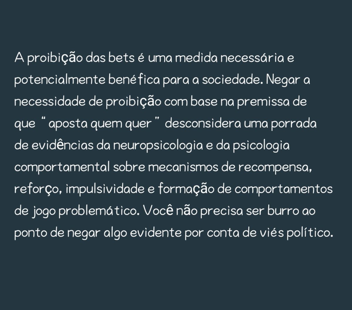 eub4biis's tweet photo. só vagabundo inútil é contra o fim das bets https://t.co/DAlb2HVBxx