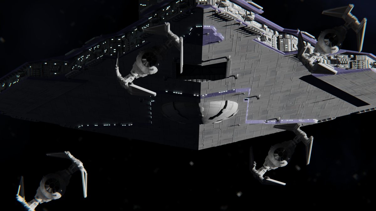 Astraph3's tweet photo. A surprise shot, to be sure, but a welcome one.

#Blender #StarWars #TIEInterceptor https://t.co/Uprb48rkf1