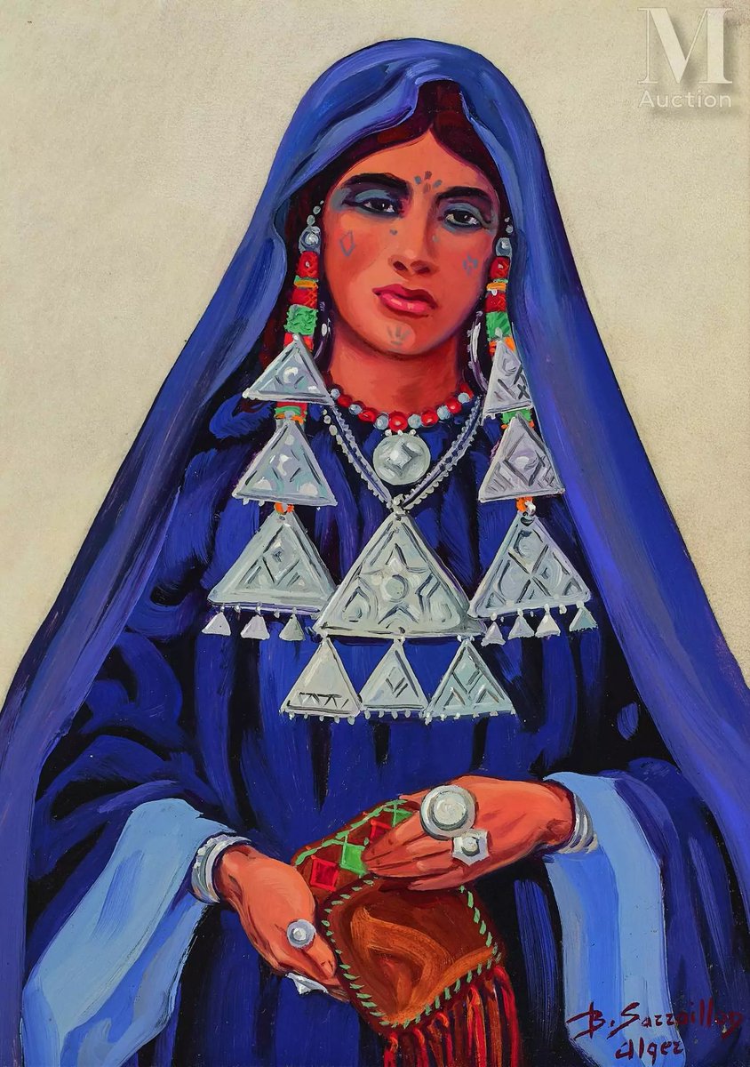 LaDjazairiya's tweet photo. #Targuia, femme du #Hoggar 

Benjamin SARRAILLON (Lyon, 1901 - 1989) https://t.co/t70jvawNdl