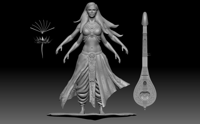 stevstudio1's tweet photo. Saraswati WIP
Saraswati Character WIP along with Posing Trial. Trying to pose the character for the 1st time. Comments and Critics are Welcome. https://t.co/wI3RPjW2UC