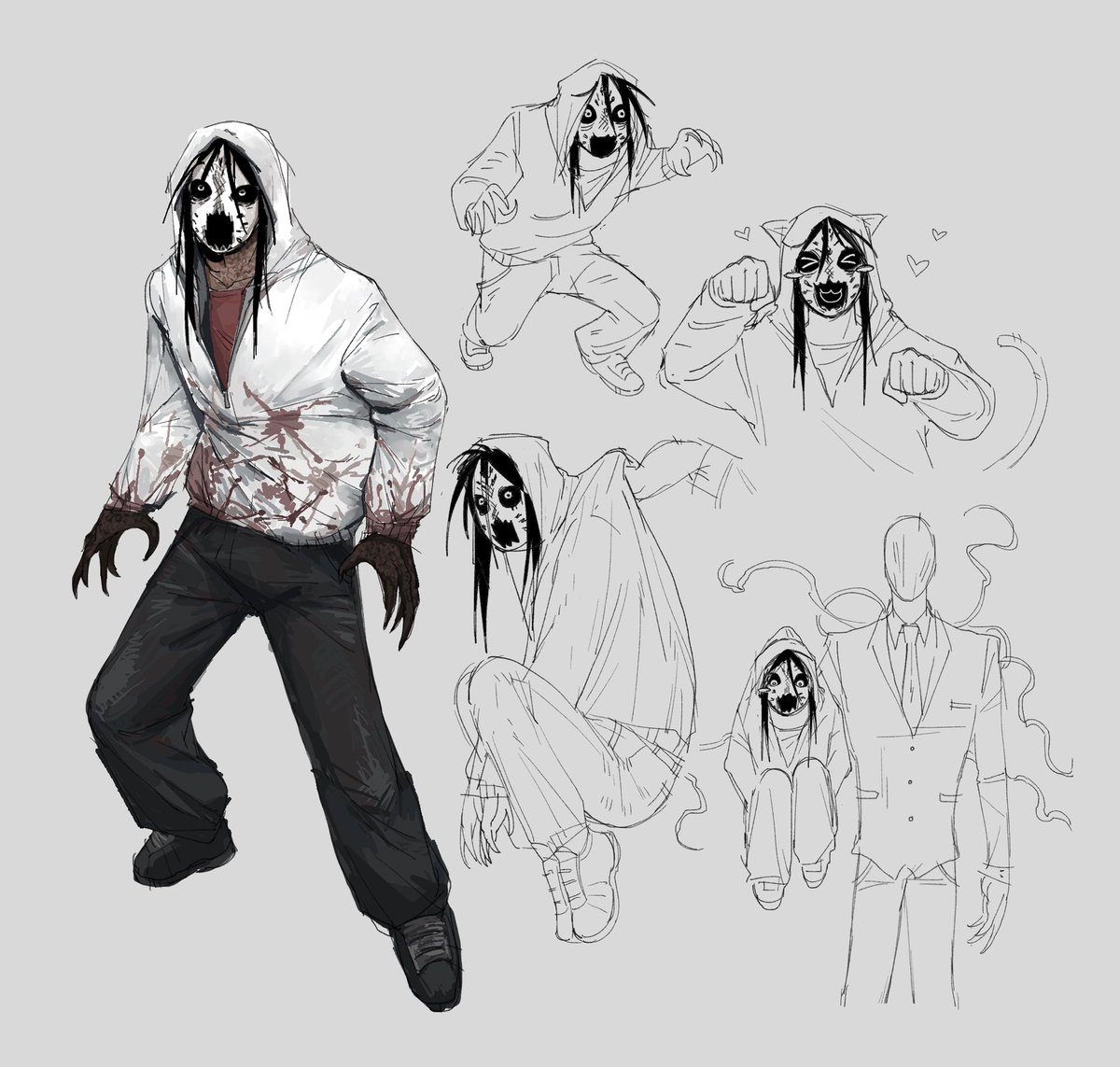 MoonVirtueq5om's tweet photo. #katethechaser #slenderthearrival 
I'm trying to get used to drawing Kate heehee https://t.co/YyO296jhoL