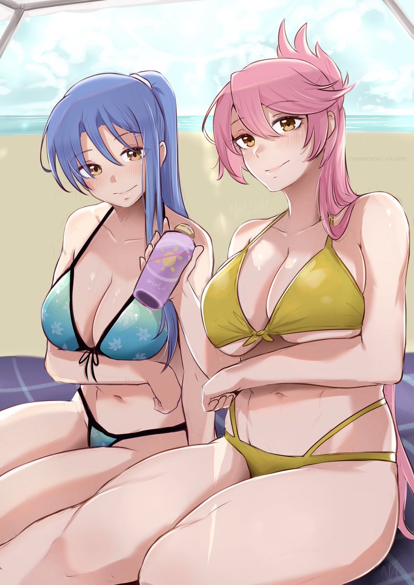 VialNite's tweet photo. Commission
Laura &amp; Sara needs you to apply sunscreen 🫪
(The Legend of Heroes: Trails of Cold Steel) https://t.co/pg8WqdPUFQ