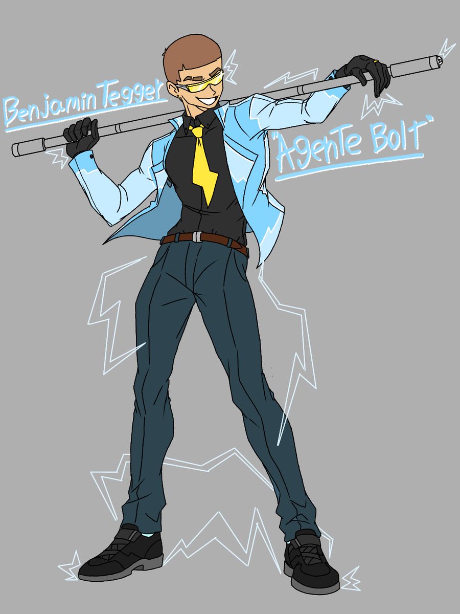 Rocky_Ratchet's tweet photo. A ver, asuman cosas del agente Bolt ⚡ 🔌 
[#stingsonas #outersonas #Neoverso] https://t.co/Q2COiIIcDH