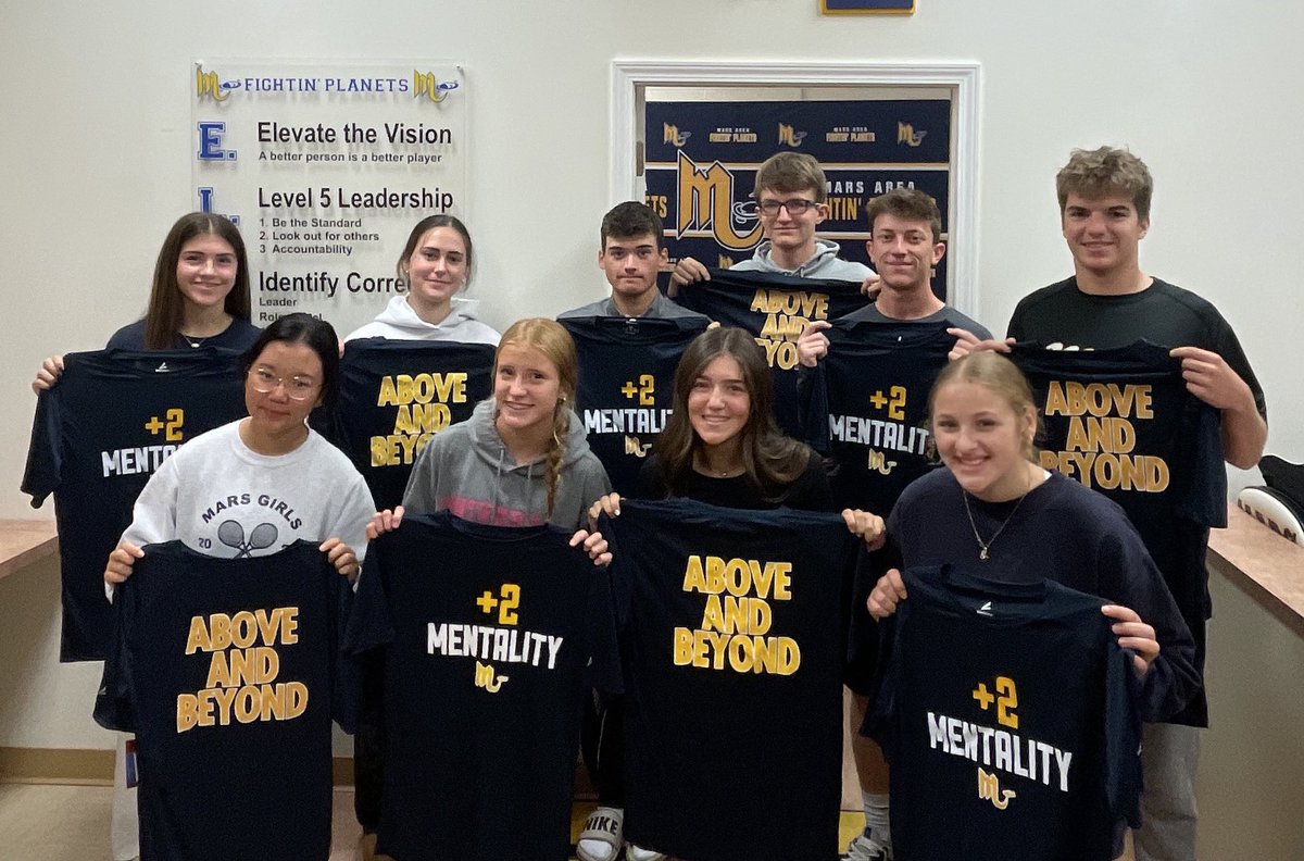 MarsAreaSD's tweet photo. ➕2️⃣💫 Several MAHS student-athletes were named “+2 Students of the Month” for August 2026.

Congratulations to Reese Vuckovich, Kate Ashbaugh, Jackson Geiger, Scott Kelly, Luca Martorelli, Jaedon Utz, Grace Nam, Norah Sondej, Elise Wadas and Tessa Varner
#LetsGoPlanets https://t.co/1v5dFH356m