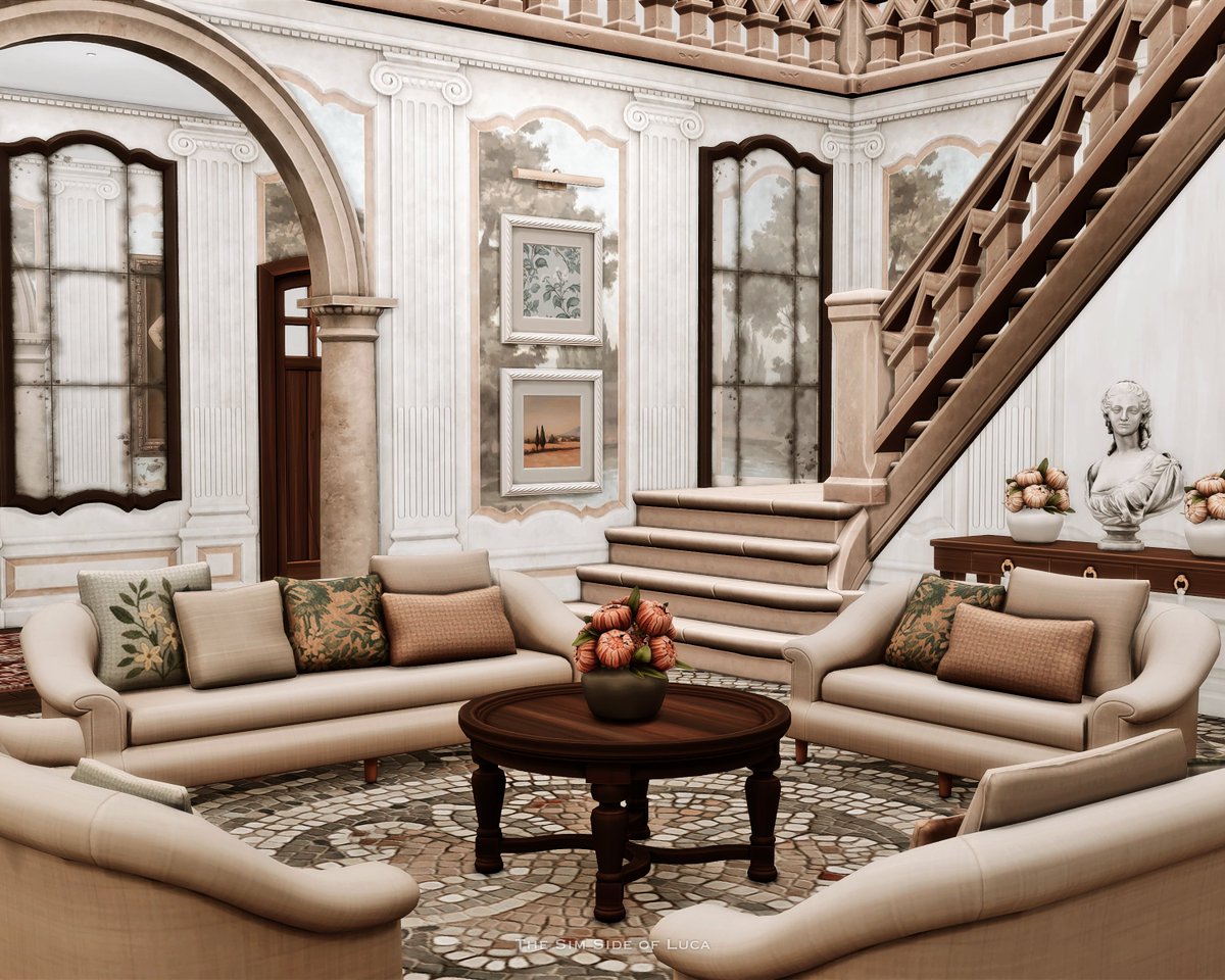 simsideofluca's tweet photo. The Bachelor Villa | Tartosa ౨ৎ♡

A dreamy Mediterranean mansion inspired by The Bachelor &amp; The Bachelorette 🌹✨ 
Perfect for rose ceremonies, romance, family life or a peaceful Tartosa escape!

Download on Patreon + speed build on YT!

#TheSims4 #Sims4Build https://t.co/rVubkWOBHT