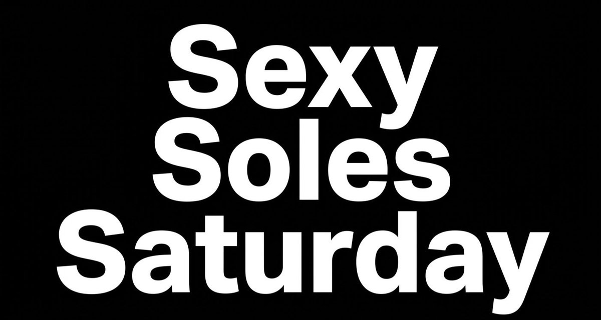 Soleloverdeluxe's tweet photo. 👣 Sexy soles Saturday thread 👣

Saturdays are for those sexy soles. 
The ones many can't get enough of. 

LADIES ONLY if you wanna share your sexy soles. Here's a place to do it. 

No spam
No nudity 
Content must be your own 

Reposts are always appreciated 
Will repost as much as possible