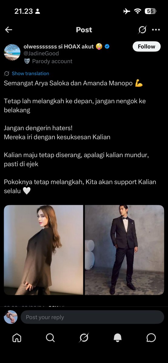 icemoochik's tweet photo. Ternyata beneran fans ikatan cinta. Pantes kelakuan lu kayak orang gila. https://t.co/KQxCDI6f9B