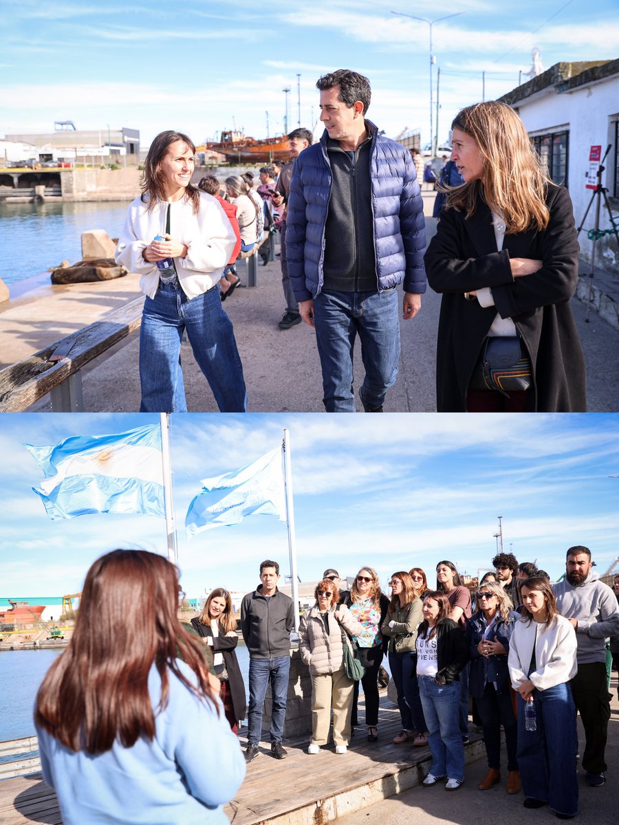 wadodecorrido's tweet photo. Recorrimos la Escuela Técnica Nº 1, la EPS Puerto y el Astillero SPI, en el Puerto de Mar del Plata, para conocer de cerca una experiencia educativa que articula la escuela con la producción, la ciencia y el trabajo.

Estuvimos junto a @Maru_Bielli, @FerRaverta, @juaniustarroz, estudiantes, docentes y trabajadores, en el marco del Congreso Educativo Imaginar y Transformar, un espacio para debatir cómo fortalecer la educación argentina y construir una nueva estatalidad educativa al servicio del desarrollo del país.

Frente al ajuste de Milei a la educación técnica, las universidades y la ciencia, tenemos la responsabilidad de defender lo construido y discutir cómo hacerlo aún mejor. Ese es el desafío que nos convoca.