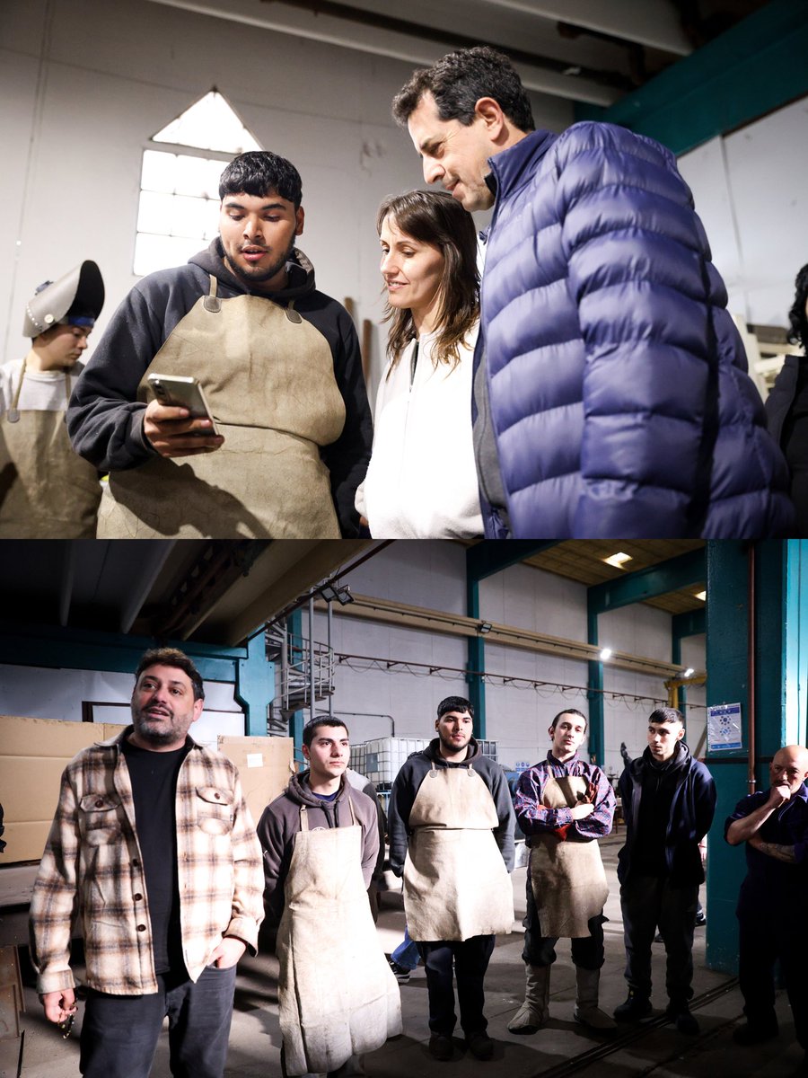 wadodecorrido's tweet photo. Recorrimos la Escuela Técnica Nº 1, la EPS Puerto y el Astillero SPI, en el Puerto de Mar del Plata, para conocer de cerca una experiencia educativa que articula la escuela con la producción, la ciencia y el trabajo.

Estuvimos junto a @Maru_Bielli, @FerRaverta, @juaniustarroz, estudiantes, docentes y trabajadores, en el marco del Congreso Educativo Imaginar y Transformar, un espacio para debatir cómo fortalecer la educación argentina y construir una nueva estatalidad educativa al servicio del desarrollo del país.

Frente al ajuste de Milei a la educación técnica, las universidades y la ciencia, tenemos la responsabilidad de defender lo construido y discutir cómo hacerlo aún mejor. Ese es el desafío que nos convoca.