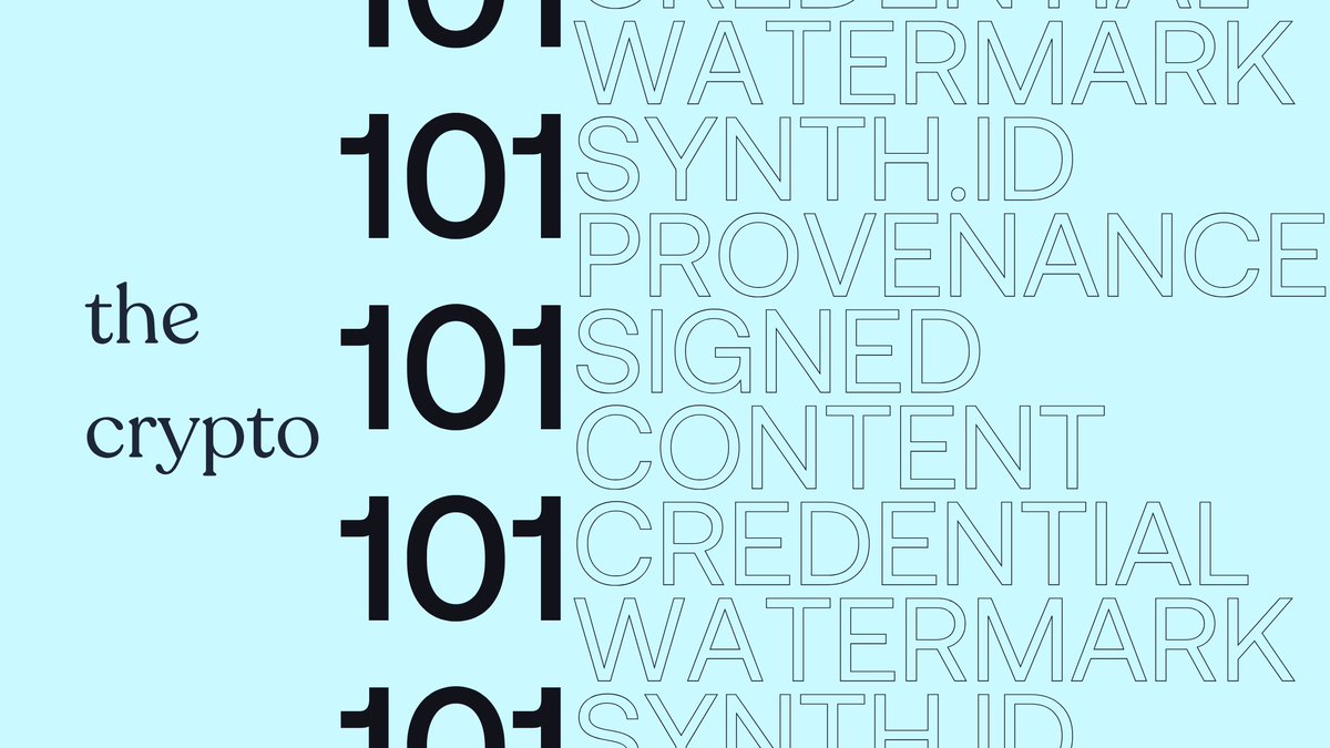 NodleNetwork's tweet photo. Can an invisible signal inside an image help us understand where it came from?

AI watermarks are becoming more common, but a watermark alone cannot tell the full story. To build trust, we need signals that can survive transformation, explain provenance, and remain independently verifiable. 🧵
