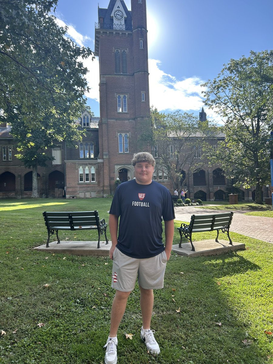 ChrisB_vstrom's tweet photo. Made it Bethany College @BethanyWV_FB for Michael’s @Tank_Blanken first Gameday Visit. Beautiful campus. https://t.co/hD9q02SFyk
