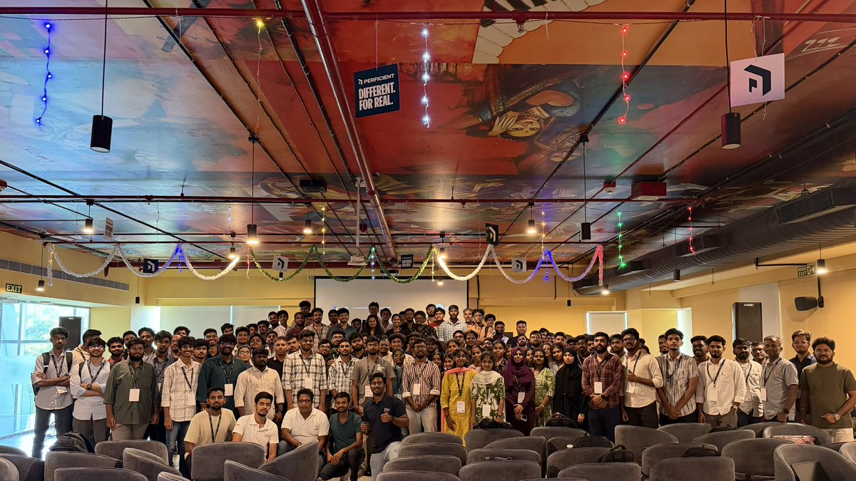 XMonkeys360's tweet photo. What a BIG Saturday! 🚀🔥
Microsoft Build //localhost Encore: Chennai was packed with an amazing tech community! 🙌
Big crowd. Big energy. Big community! 🚀
#BuildLocalhost #MicrosoftBuild #ChennaiTechCommunity #mvpbuzz https://t.co/7ywDGjU732