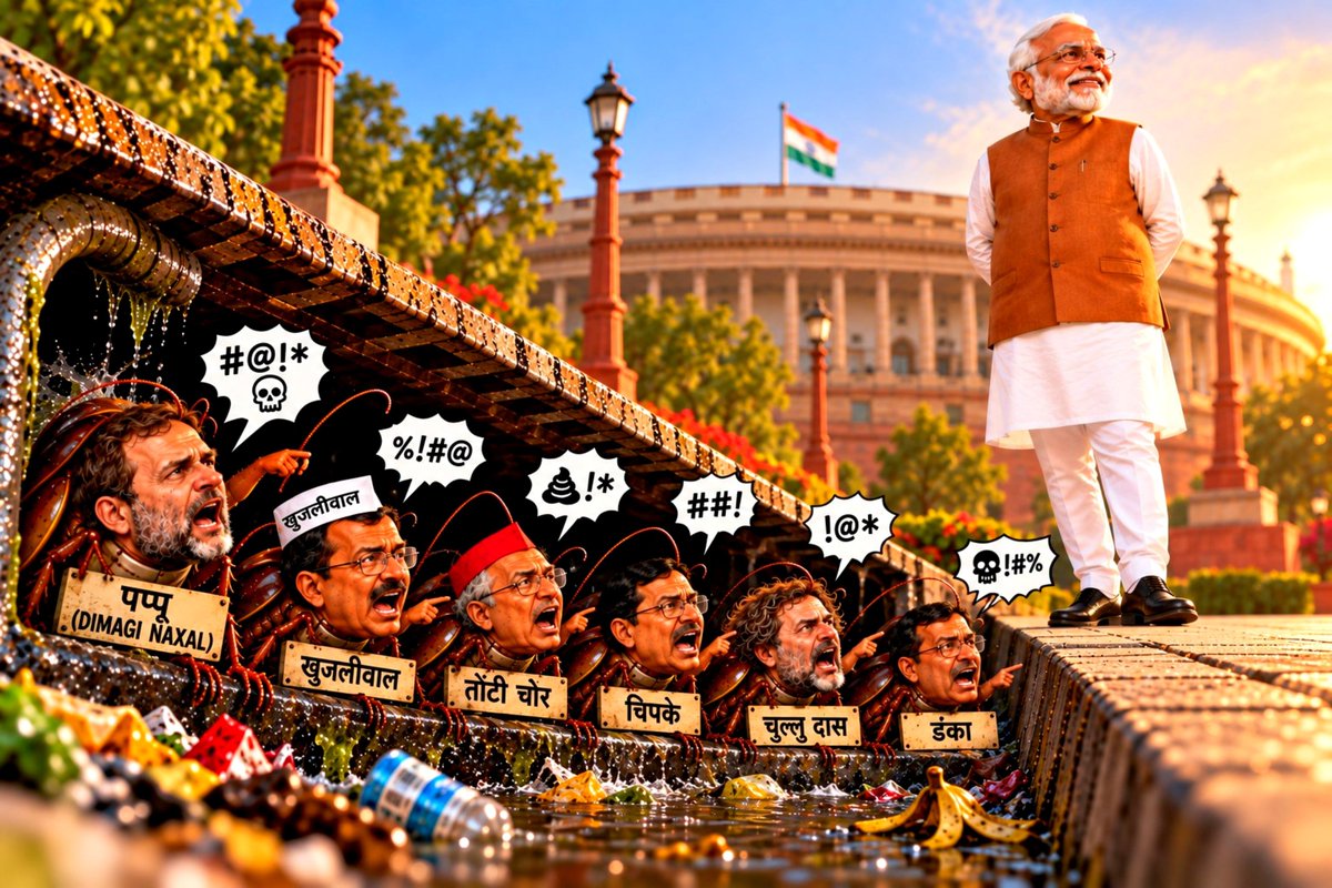 venkateshkanike's tweet photo. @AmitShah ✅ कुत्ते भौंकते रहेंगे 🐕🦺😭!
✅ शेर 🦁 लोकतांत्रिक ढंग से राज करता रहेगा 🔥!
#Formula1
#26settembre2026
#LingOrm
#PS61
#PlusGSTLaunched
#iPhoneBigBillionDaysReveal
#JioHotstar
#The1percentAnilKapoorShow
#Hunkkaar
#SantRampalJiVsBrahmaKumaris https://t.co/Mk9bwWnCbZ