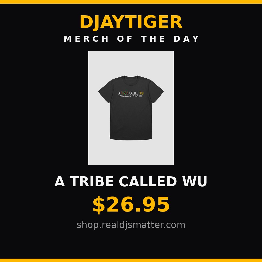 DJAYTIGER's tweet photo. For the real ones 👑 A Tribe Called WU — $26.95. Get yours: https://t.co/JWVaWgUOjb https://t.co/f7c8E2F9F2