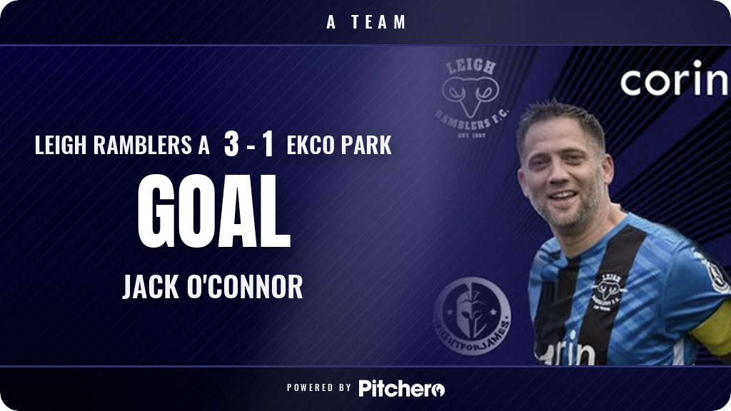 LeighRams's tweet photo. 70': Jack O'Connor scores for Leigh Ramblers A 🙌
#LEIEKC #Pitchero
https://t.co/kt7VQ9sYLx https://t.co/LQlO2PD814