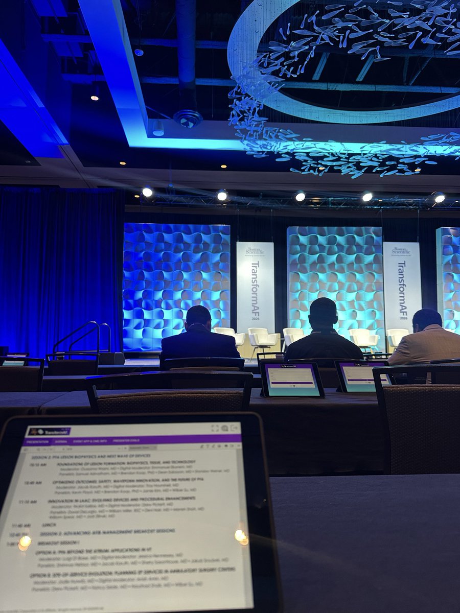 liviateixeiramd's tweet photo. Great discussions on atrial fibrillation and the evolving role of PFA. Exciting advances in AF ablation and patient care. #AFib #PFA #TransformAF2026 https://t.co/lCXAbQ9R3x
