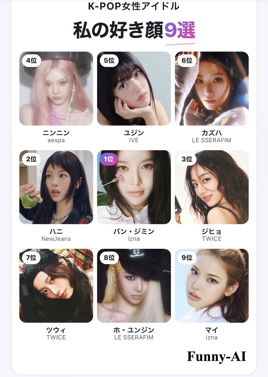 skpop06's tweet photo. やってみたけど結局やっぱり好き顔=推しですわ🥹 https://t.co/9Uwpq3ScoP