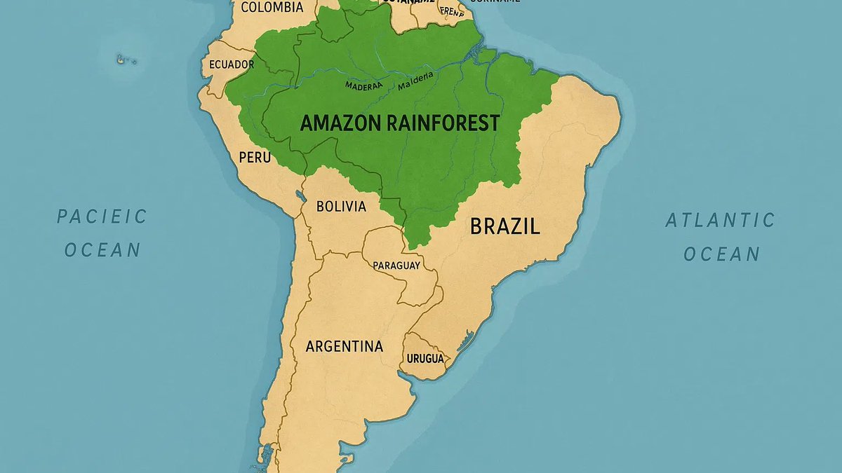 ochoa72794's tweet photo. @abudolmedo @SebastianVian69 También la selva amazónica se termina antes de tocar Paraguay 😅
Solo tiene diferente nombre, selva Paranaense, sigue habiendo selva https://t.co/dxDV3iaTJf