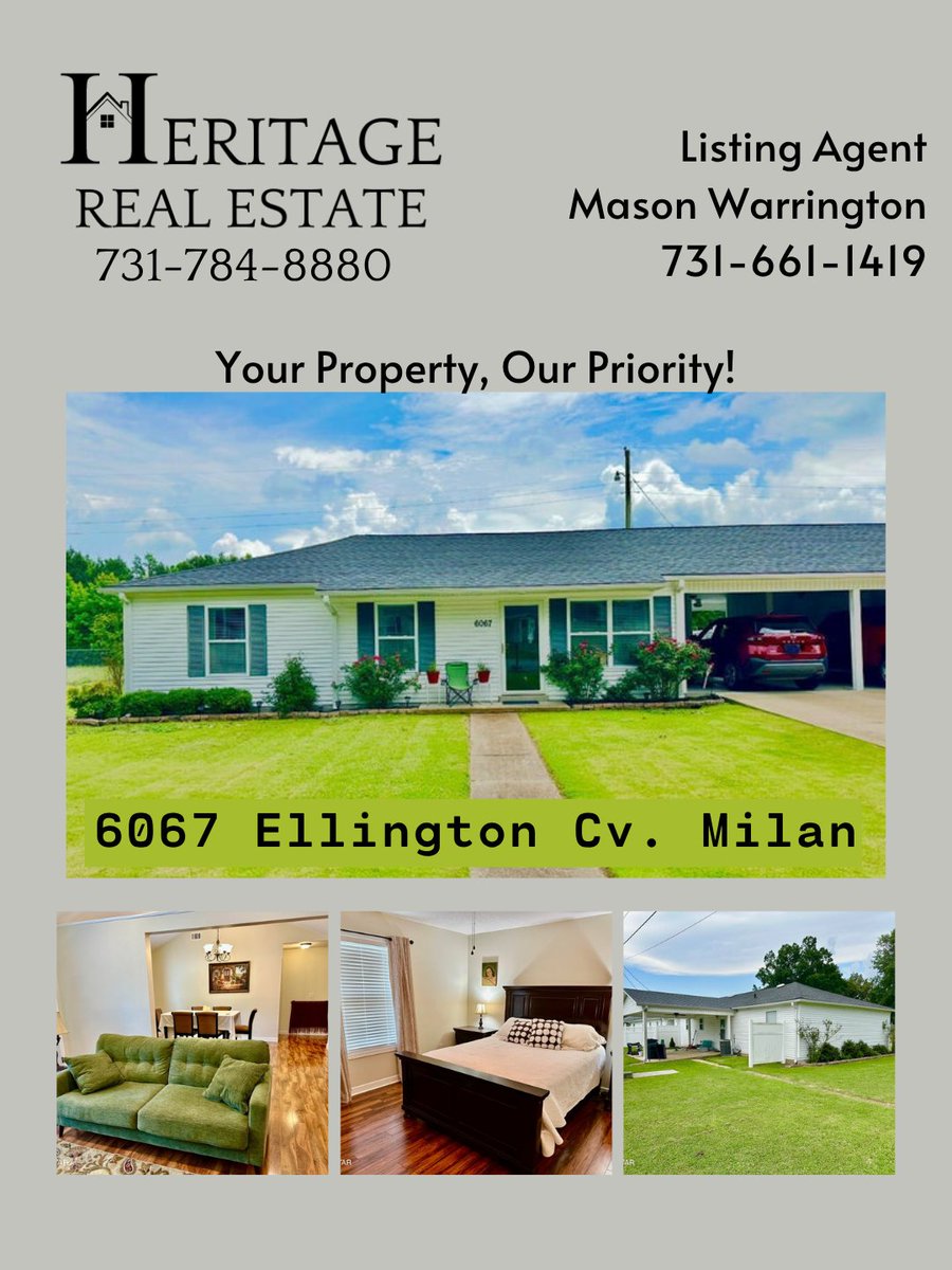 jdpsmith's tweet photo. 🏠 Cozy single-level living in the peaceful Senior Way neighborhood!
✨ 2 Bed | 2 Bath
✨ Covered patio &amp; parking
✨ Separate laundry room
📍 Minutes from Milan City Park, dining, &amp; medical care. 
Comfort and convenience combined. Ready to see it? https://t.co/z96drrAEiF