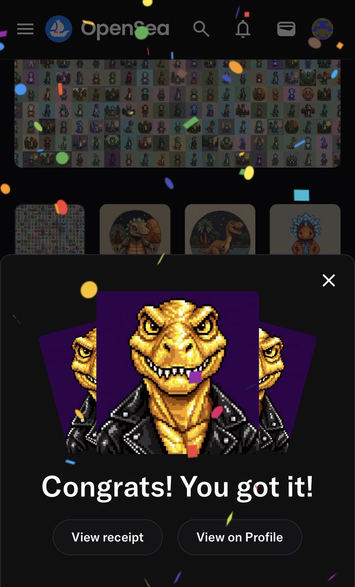 dinovolt_NFT's tweet photo. 🚨 MINT IS LIVE 🚨

Dinovolt has officially hatched. 🦖⚡

3,333 unique pixel-art dinosaurs, live now on @opensea

Mint yours 👇
https://t.co/lfXCKwp4wF

💰 $DVOLT trading now: https://t.co/c4ULtIu6ys

Which one will you get? 👀

#Dinovolt #NFT #OpenSea https://t.co/dNGuDZJtMT