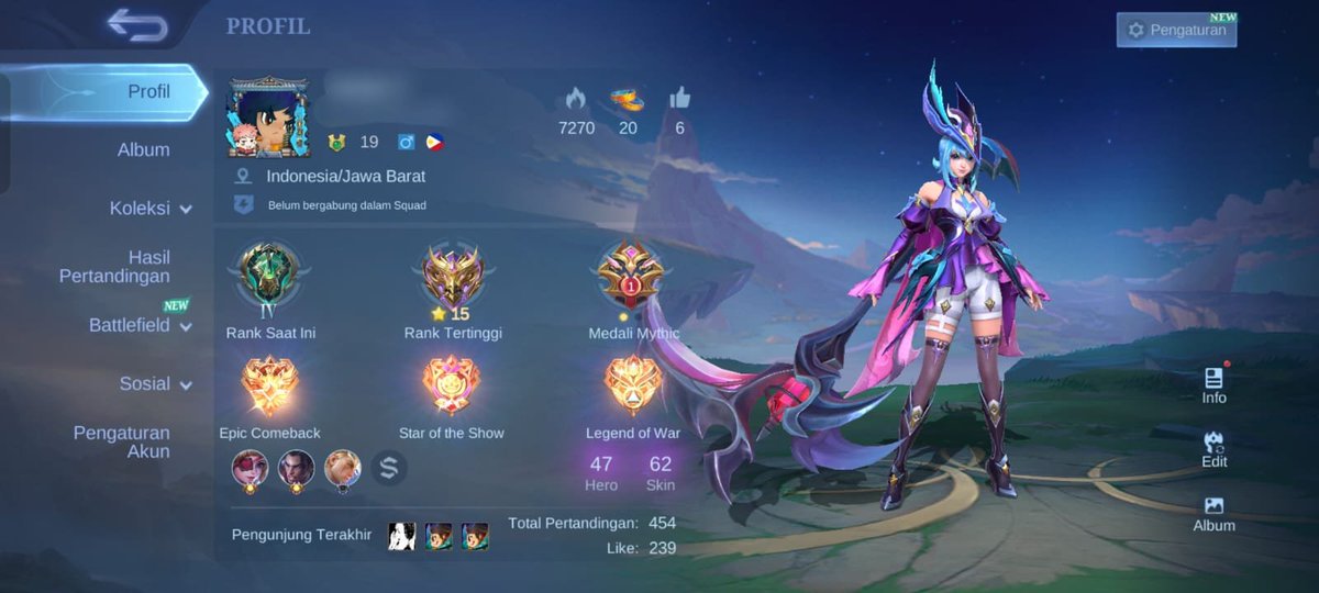 Beadsie223849's tweet photo. Jual akun ML!!!

price: 💵52k
take sgmail, safe

yang mau bisa langsung chat wa aku dibio yaaa https://t.co/t4OGhWAcyT