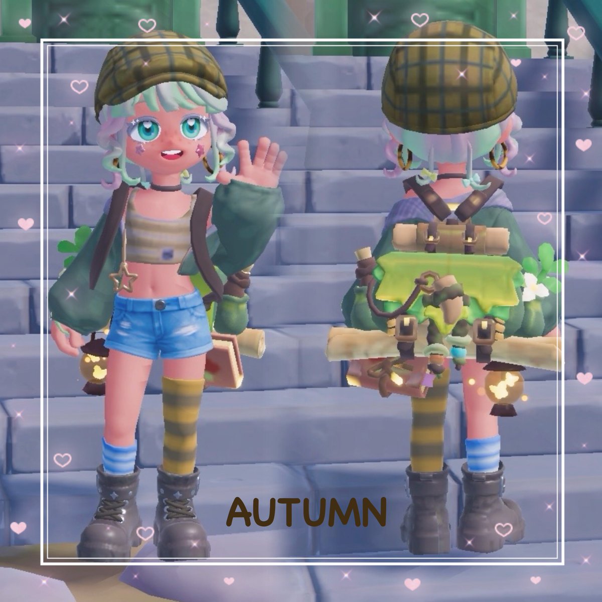 Heartopia_Ash's tweet photo. 秋の装い🍁 https://t.co/MK0nAIhFND