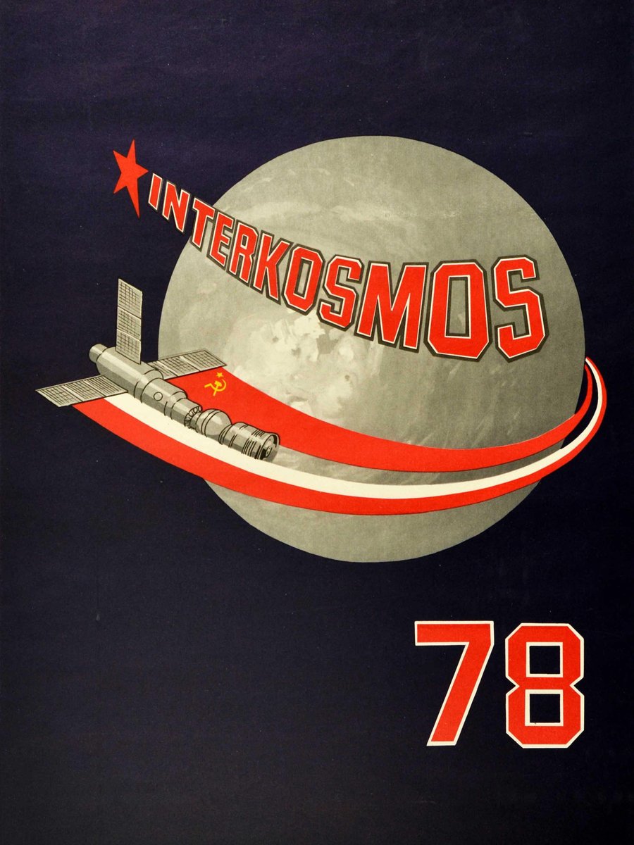 propagandopolis's tweet photo. Polish posters celebrating the 1978 Polish-Soviet Interkosmos spaceflight https://t.co/amsuyZA8N7
