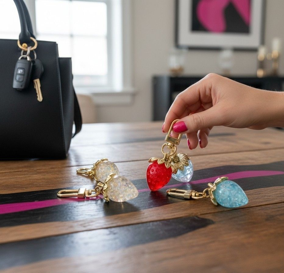 CM_Hearts's tweet photo. Add a touch of sweetness to your keys with this transparent strawberry fruit-shaped keychain.
https://t.co/L4Yr5Q1mju
#ShopQuirkyHour #bizbubble #UKGiftHour #UKGiftAM #SmallBusiness #uksmallbiz #firsttmaster #BizHour #giftideas #giftsforher #UKHashtags #UkSmallBiz #ukbiz https://t.co/sQnezWfL7k