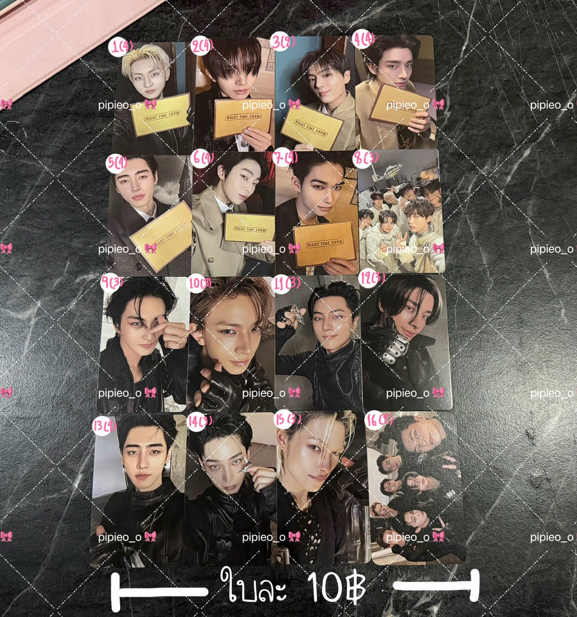 pipieo_o's tweet photo. 🌐 พร้อมส่ง การ์ด บั้ม enhypen จองวอน ฮีซึง เจย์ เจค ซองฮุน ซอนอู นิกิ

𐙚 รูป 1 : 💵ใบละ 10฿

𐙚 รูป 2 : 💵ใบละ 30฿

𐙚 รูป 3 : 💵ใบละ 60฿

𐙚 รูป 4 : 💵ใบละ 80฿

📮 45

#ตลาดนัดenhypen #ตลาดนัดevan หา wts engene weverse concept ไอติม you mine forbidden afterlight storm https://t.co/pMvtVnqmy5