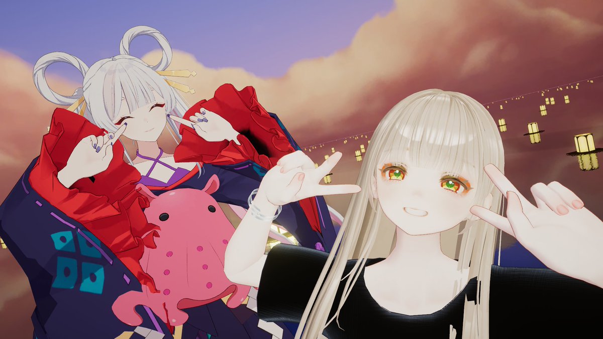 VRCbokuto's tweet photo. ヤチヨに会ってきた～～！！ｲｪｰｲ！ https://t.co/pwlwJwtuPz