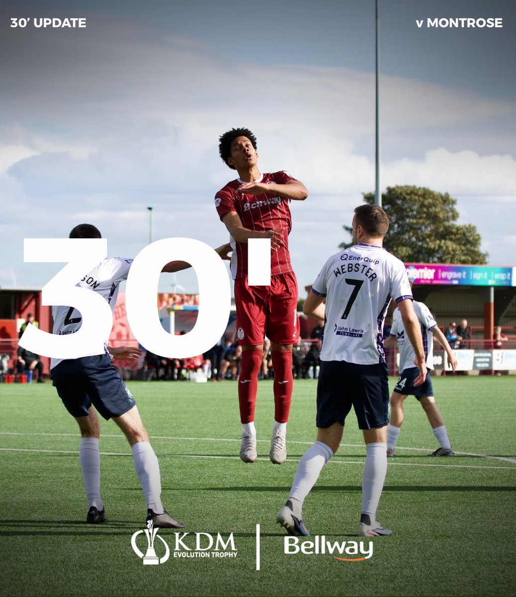 KeltyHeartsFC's tweet photo. 30’ | A half-hour played at New Central Park and Montrose continue to lead 1-0, with Louden’s finish separating the sides. Kelty have shown positive moments but will need to create more in the final third if they are to get back into the game.
0-1 | #KELMON https://t.co/iRq3xypD7d