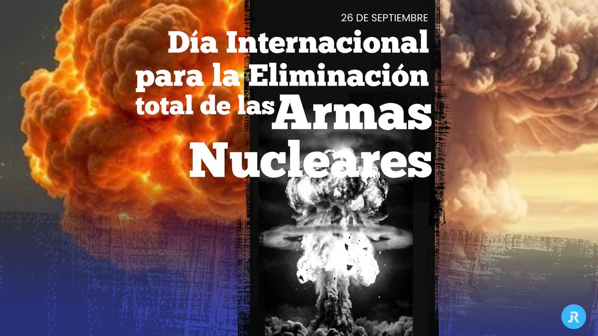 JuventudRebelde's tweet photo. #CubaPorLaPaz☮️🌎 En el Día Internacional para la Eliminación Total de las Armas Nucleares, reafirmemos que la #paz, el diálogo y la cooperación entre los pueblos son el camino para un futuro seguro. Construir un mundo libre de amenazas nucleares es una responsabilidad compartida https://t.co/c5XInG7qIr