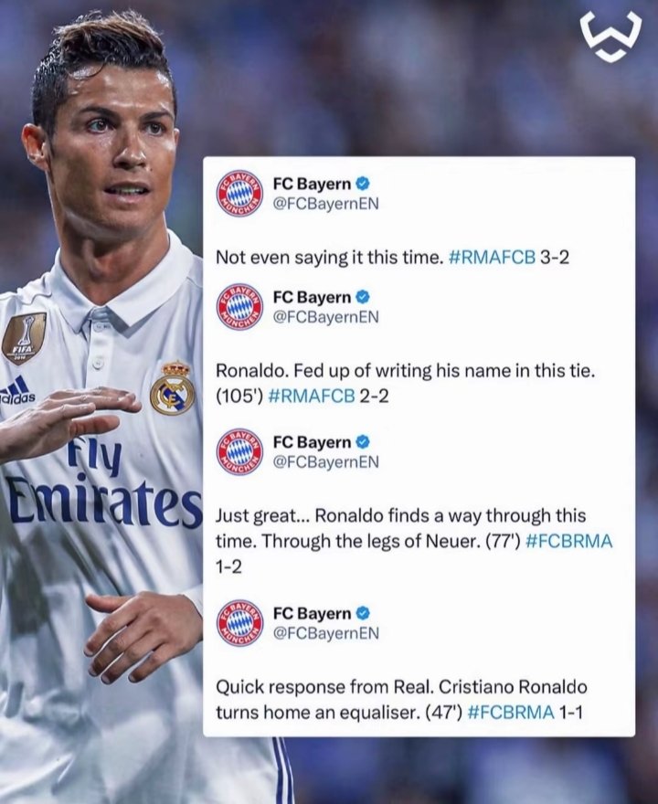AveiroPrince_'s tweet photo. Ronaldo really drove the Bayern admin to complete mental exhaustion, unlike Messi 💀 https://t.co/3O4TR4mEZS