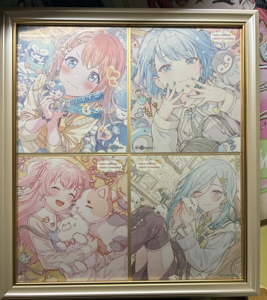 kumiemon_05's tweet photo. ちょうど色紙が4枚入る物が売ってたから買って入れてみたけどかわいすぎんか？？ https://t.co/OjcYjFMrLn